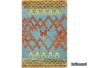 TRIBAL FIELDS 5 - Rectangular wool rug _ Zollanvari