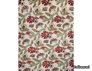 FLOWER POWER 2 - Rectangular fabric rug with floral pattern _ Zollanvari