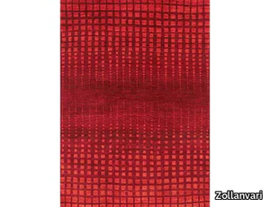 PERSPECTIVES IN RED - Rectangular wool rug _ Zollanvari