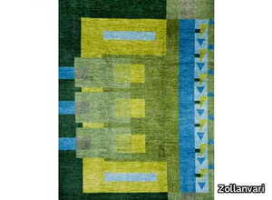 REFLECTIONS 3B - Rectangular wool rug with geometric shapes _ Zollanvari