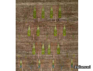 WOODLAND 2 - Rectangular wool rug _ Zollanvari