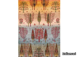 WOODLAND AT SUNSET - Rectangular wool rug _ Zollanvari