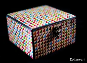 YIN YANG SQUARES REVISITED JEWELLERY BOX - Wooden jewel box _ Zollanvari