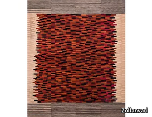 ZIGZAG BLOCKS KELIM 2 - Rectangular wool rug _ Zollanvari