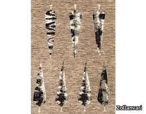 ABSTRACT WINTER WONDERLAND - Rectangular wool rug _ Zollanvari