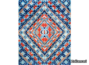 MIRROR CEILING GEOMETRY 3 - Rectangular wool rug _ Zollanvari