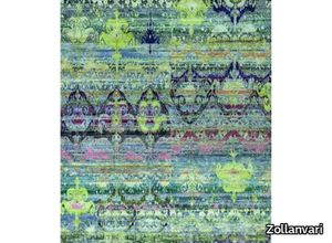 BAROQUE IKAT 2 - Patterned rectangular wool and silk rug _ Zollanvari