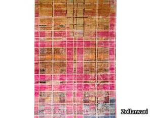 TARTAN 1 - Check rectangular silk rug _ Zollanvari