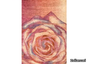 THE NAME OF THE ROSE 2 - Rectangular wool rug _ Zollanvari