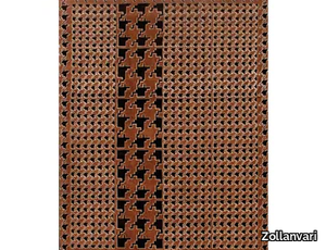 MADRASA IN BROWN & BLACK - Rectangular wool rug _ Zollanvari