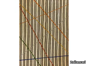 CAPRINO 5 - Rectangular striped wool rug _ Zollanvari