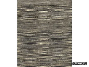 ETCHED ZILLU IN BLACK & WHITE - Rectangular wool rug _ Zollanvari