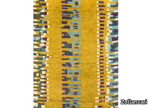 GEOMETRIC BRUSHSTROKES 1 - Rectangular wool rug _ Zollanvari