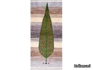 MODERNIST TREE OF LIFE RUNNER 5 - Rectangular wool rug _ Zollanvari