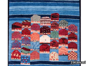 NAÏVE VILLAGE 1 - Rectangular wool rug _ Zollanvari