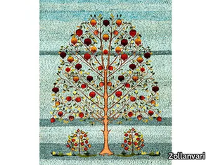 POMEGRANATE TREE OF LIFE 11 - Rectangular wool rug _ Zollanvari