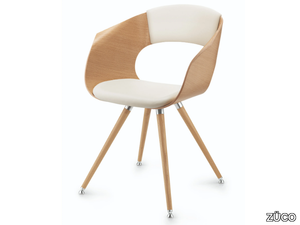 BONITO - Wooden chair with armrests _ ZÜCO