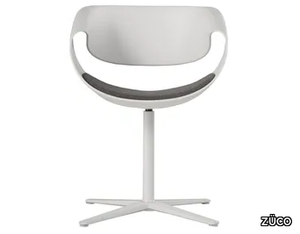 LITTLE PERILLO - Swivel with 4-spoke base plastic chair _ ZÜCO