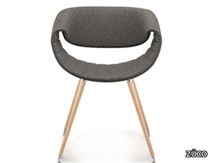 LITTLE PERILLO - Upholstered fabric chair and beech legs _ ZÜCO