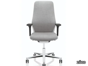 SIGNO - Office chair in fabric and swivel base in metal _ ZÜCO