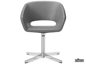 AVERIO XS - With 4-spoke base leather chair _ ZÜCO