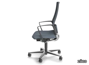 SELVIO - Height-adjustable office chair with armrests with 5-Spoke base _ ZÜCO