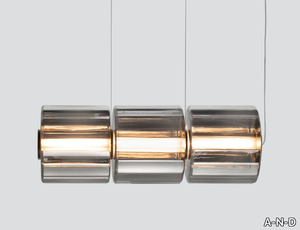 COLUMN 300 HORIZONTAL - LED glass pendant lamp _ A-N-D