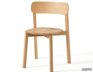 BATIGNOLLES - Stackable oak chair _ AMPM