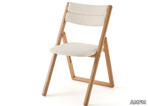 CAMMINATA - Folding oak and fabric chair _ AMPM