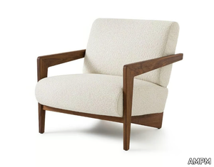 IZAG - Fabric armchair with armrests _ AMPM