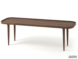 MAGOSIA - Rectangular walnut coffee table _ AMPM