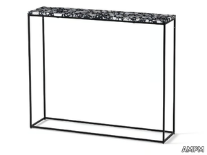 MAHAUT - Rectangular terrazzo console table _ AMPM