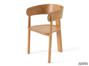 MARAIS - Oak chair with armrests _ AMPM