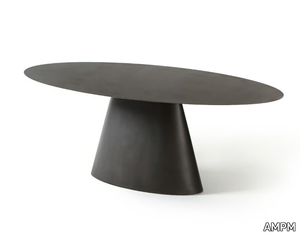 MAYRA - Oval plate table _ AMPM