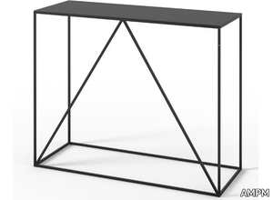 ROMY - Rectangular metal console table _ AMPM