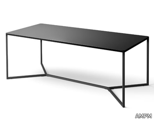 ROMY - Rectangular metal table _ AMPM