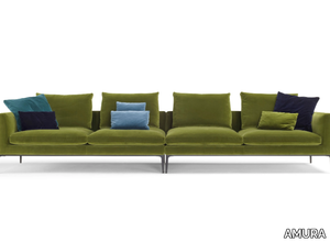 LEONARD - 4 seater fabric sofa _ AMURA