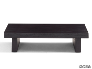 TAU - Rectangular wooden coffee table _ AMURA