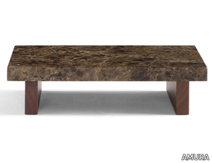 TAU - Rectangular marble coffee table _ AMURA