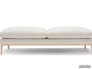 LEONARD - Upholstered leather bench _ AMURA