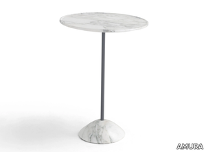 HOURGLASS - Round marble coffee table _ AMURA