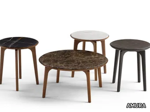 OLGA - Round marble coffee table _ AMURA