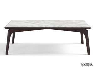 OLGA - Rectangular marble coffee table _ AMURA