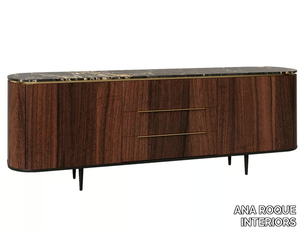 VENICE - Wooden sideboard with doors and drawers _ ANA ROQUE INTERIORS