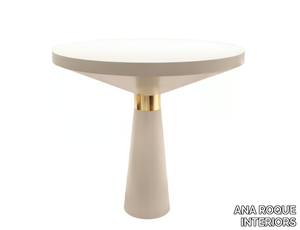 YOUNG - Round wooden coffee table _ ANA ROQUE INTERIORS