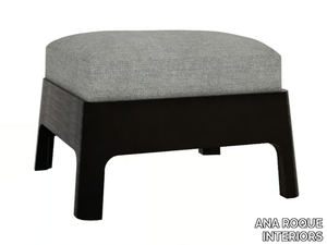 FADE - Upholstered rectangular fabric pouf _ ANA ROQUE INTERIORS