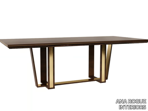 CLAIR - Rectangular wooden table _ ANA ROQUE INTERIORS