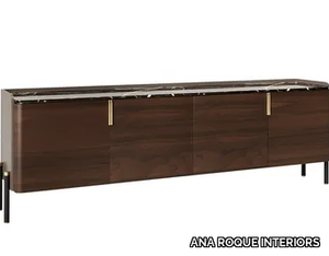 MISIA - Wooden sideboard with doors _ ANA ROQUE INTERIORS