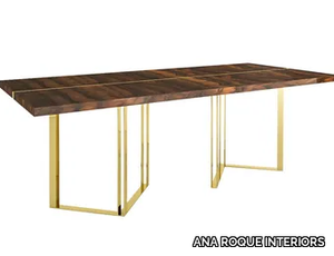 DUSTIN - Rectangular wooden table _ ANA ROQUE INTERIORS