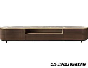 FOZ - Wooden TV cabinet with drawers _ ANA ROQUE INTERIORS